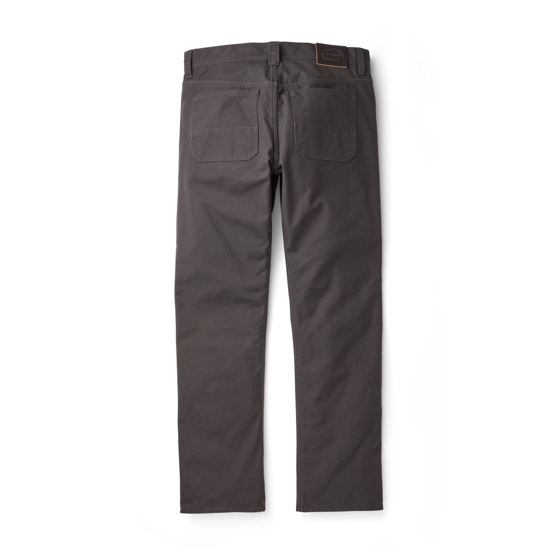 Alternate view of the Filson Flannel-lined Dry Tin Cloth Pants - Raven W/charcoal/black