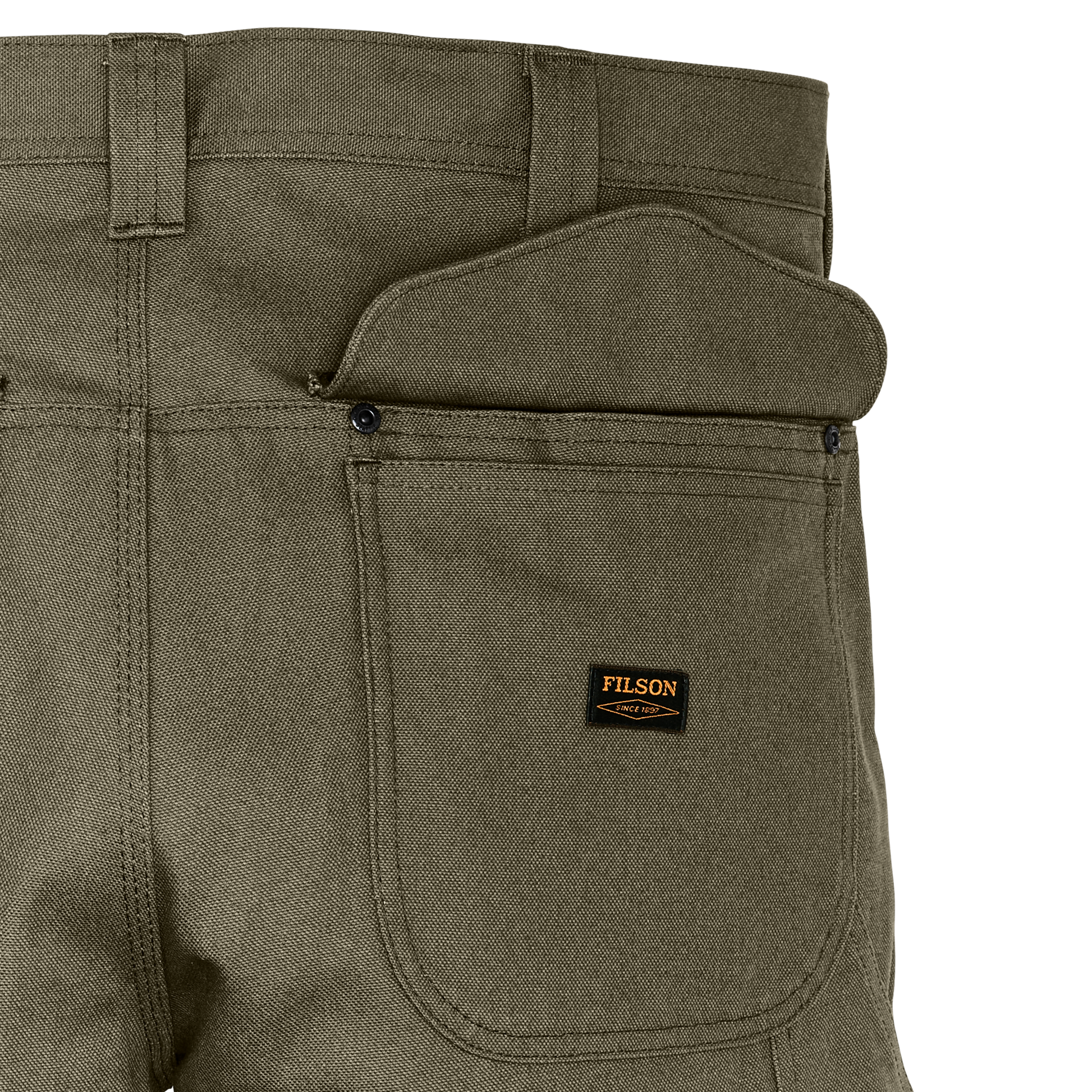 Alternate view of the Filson Worksmith Double Layer Pants - Tarmac