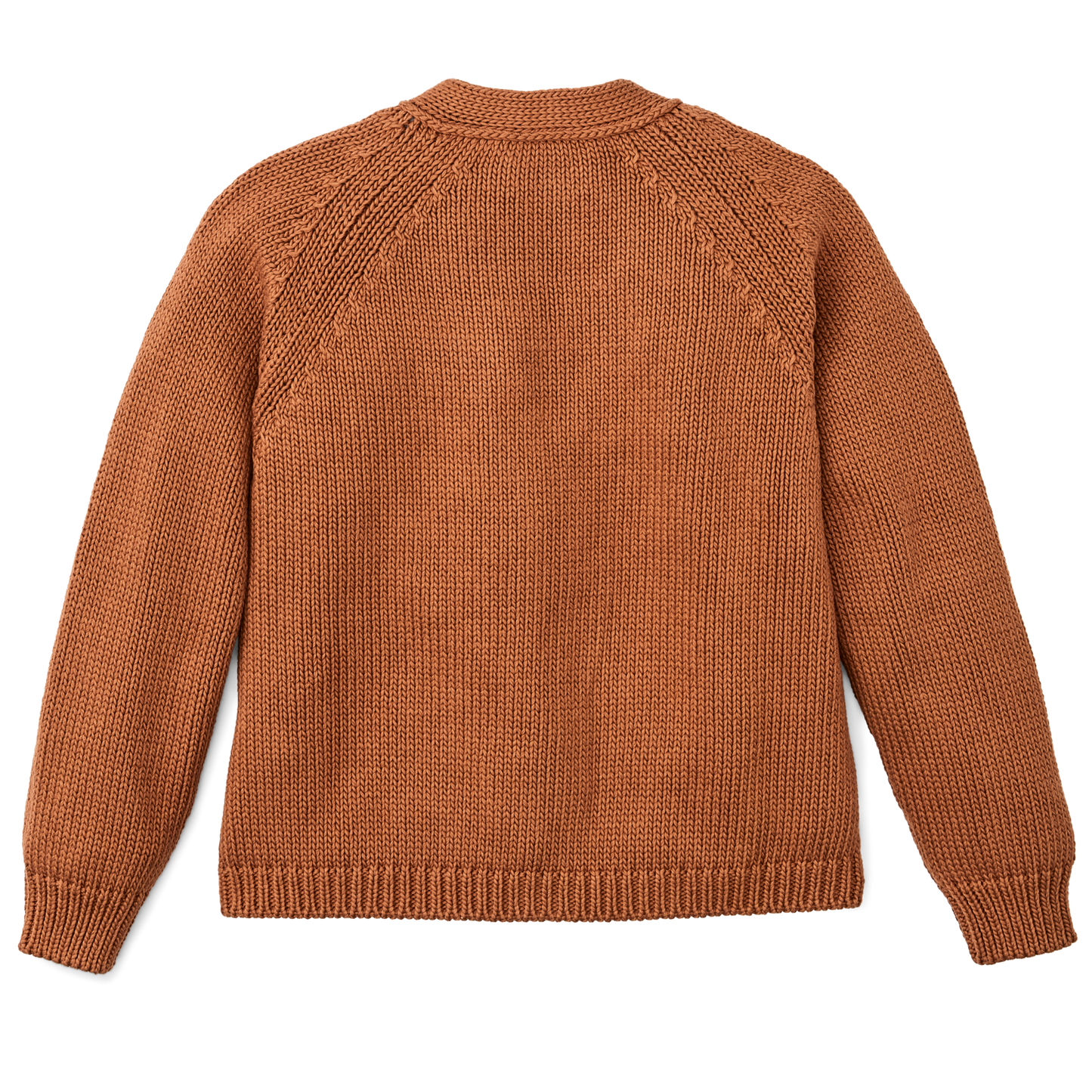 Alternate view of the Filson Women's Rustic Cotton Cardigan - Chestnut