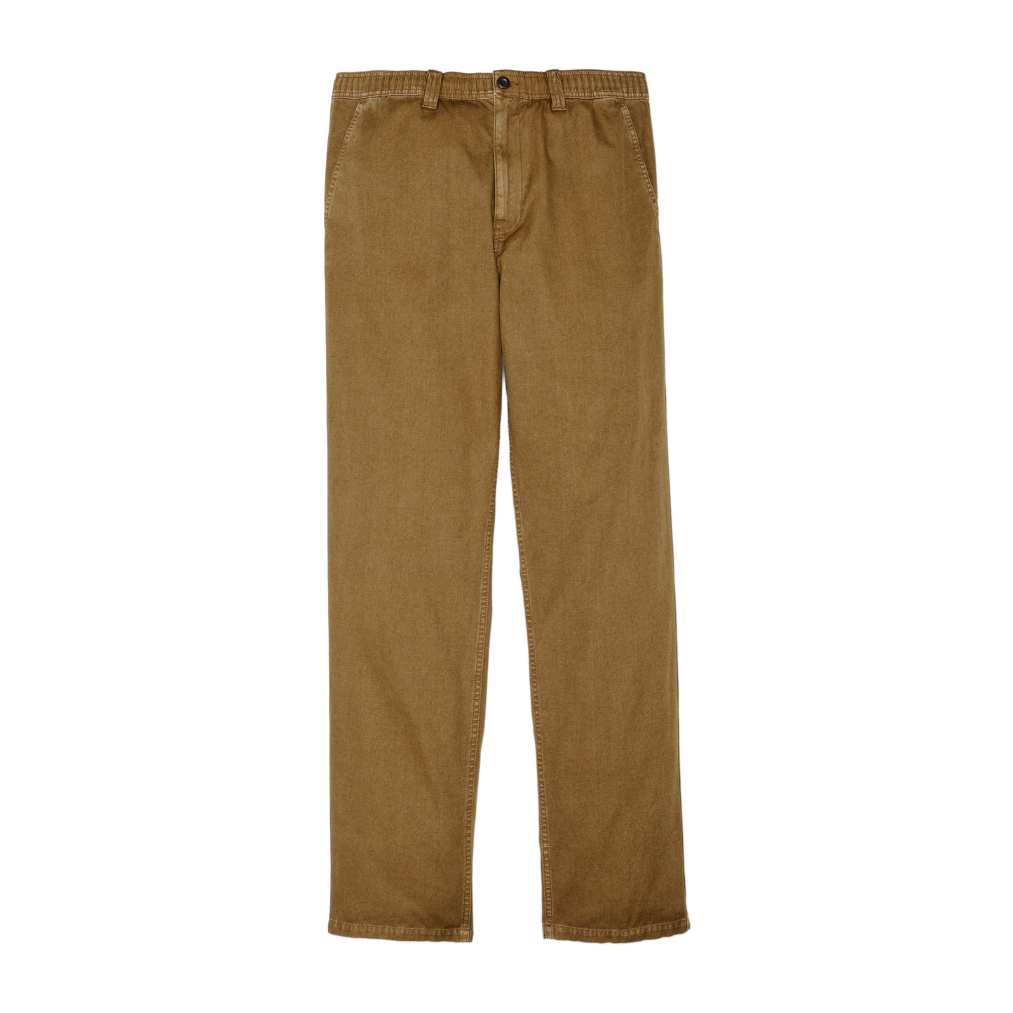 Front-facing image of the Filson Oakville Canvas Pants - Bronze Brown