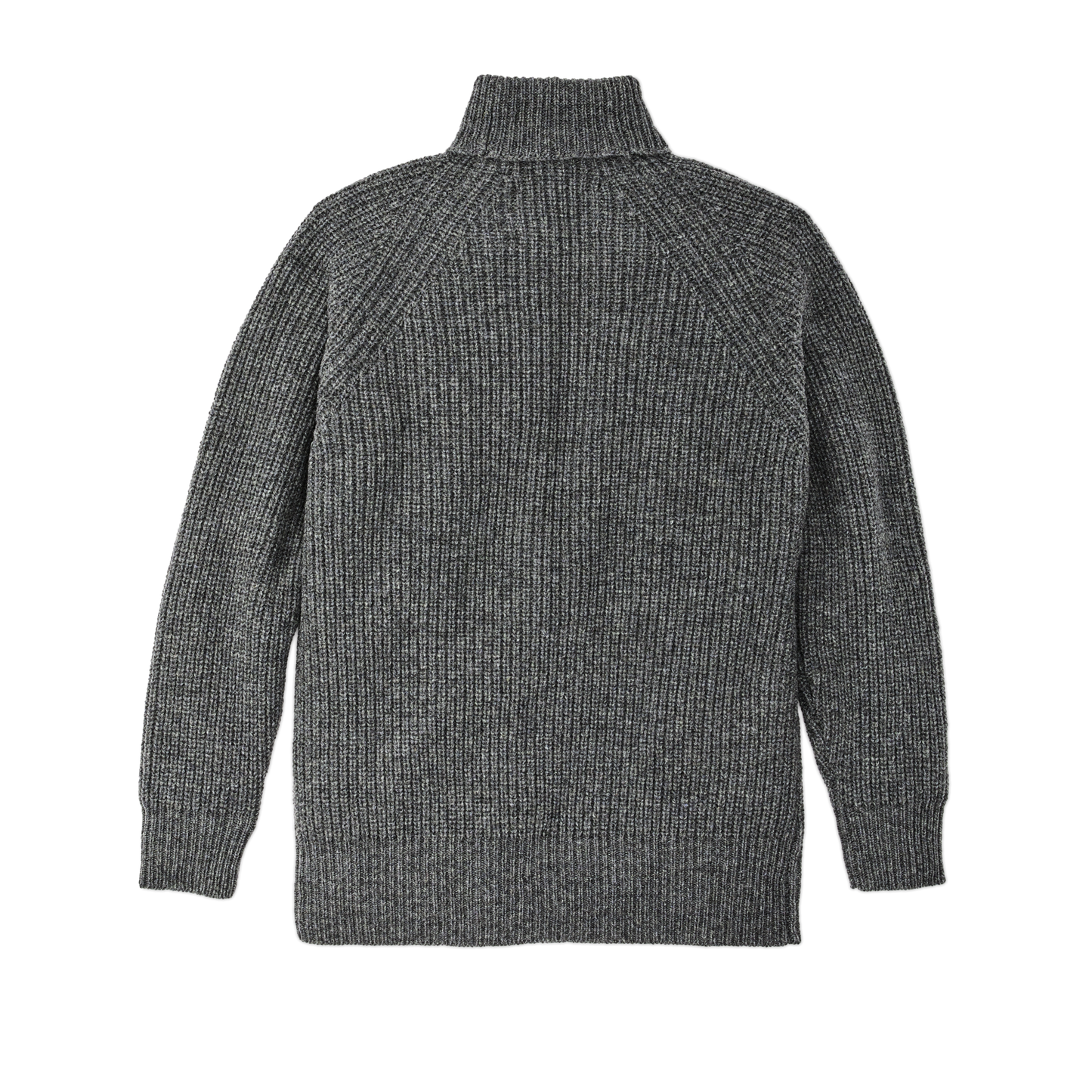 Alternate view of the Filson Bristol Roll Neck Sweater  - Heather Gray