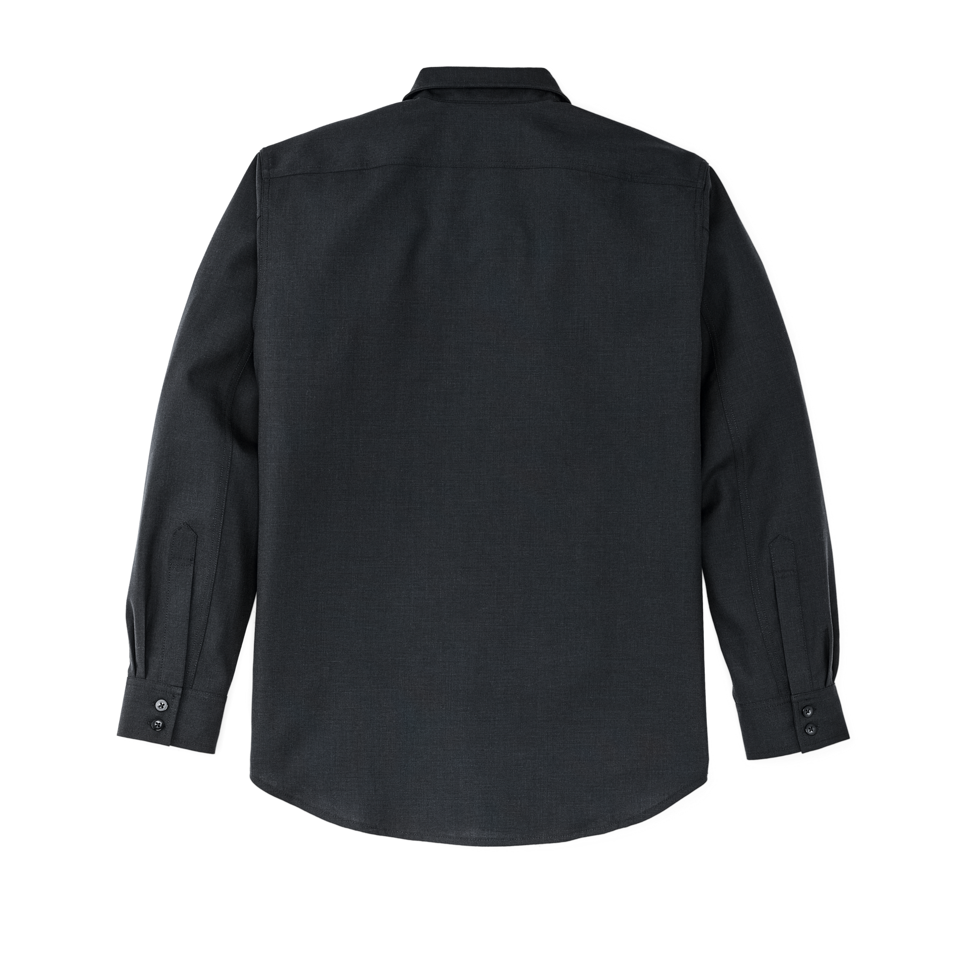 Alternate view of the Filson Worsted Wool Guide Shirt - Blue Graphite