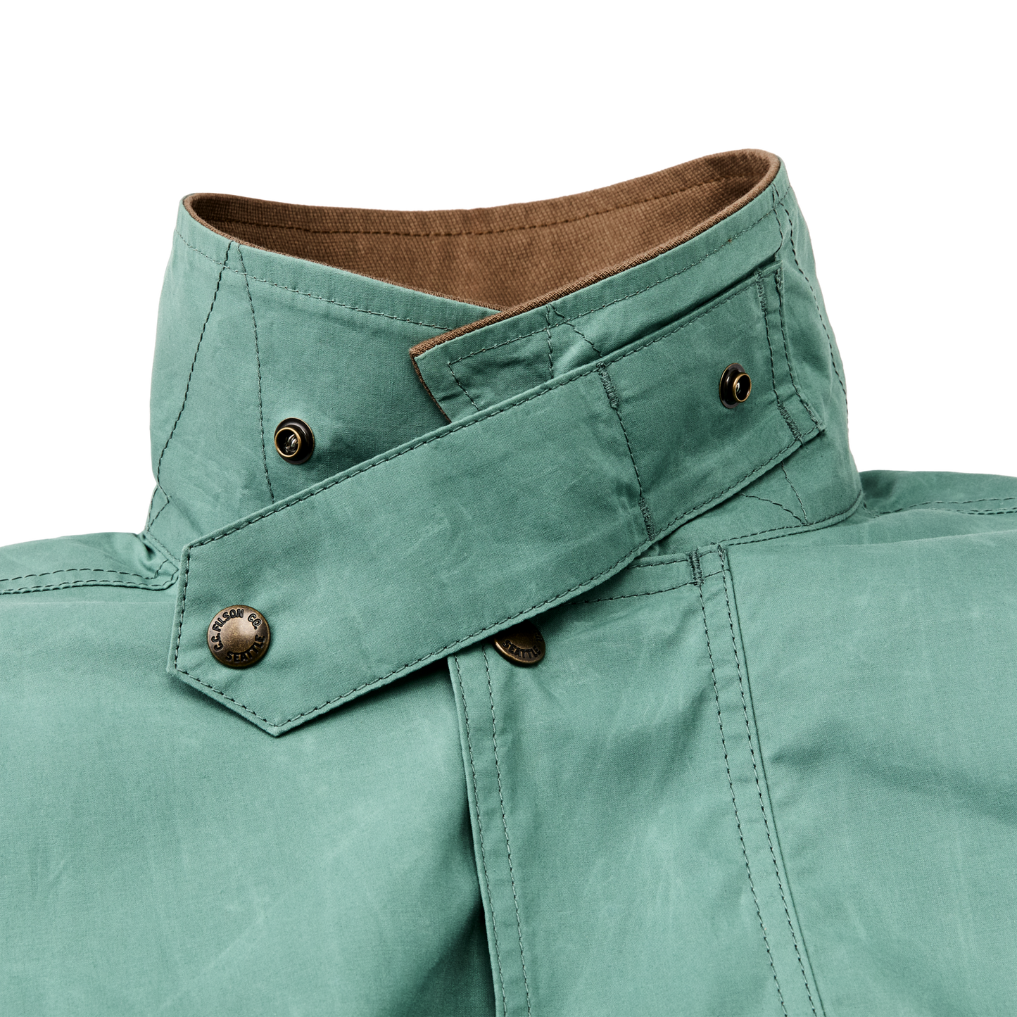 Alternate view of the Filson Ranger Short Field Jacket - Deep Sea