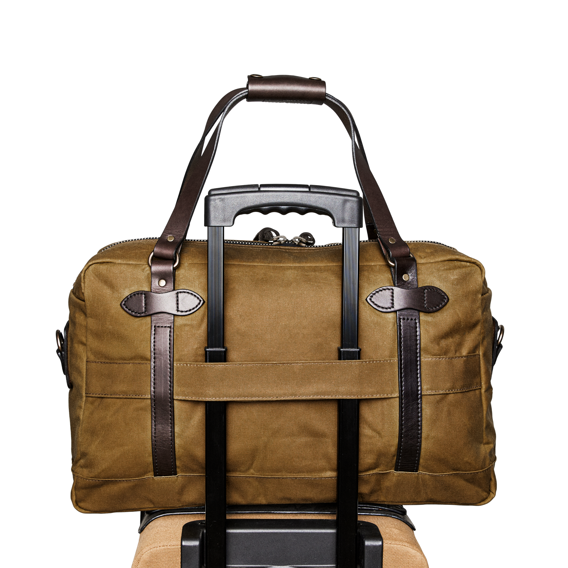 Alternate view of the Filson 48 Hour Tin Cloth Duffle Bag - Dark Tan