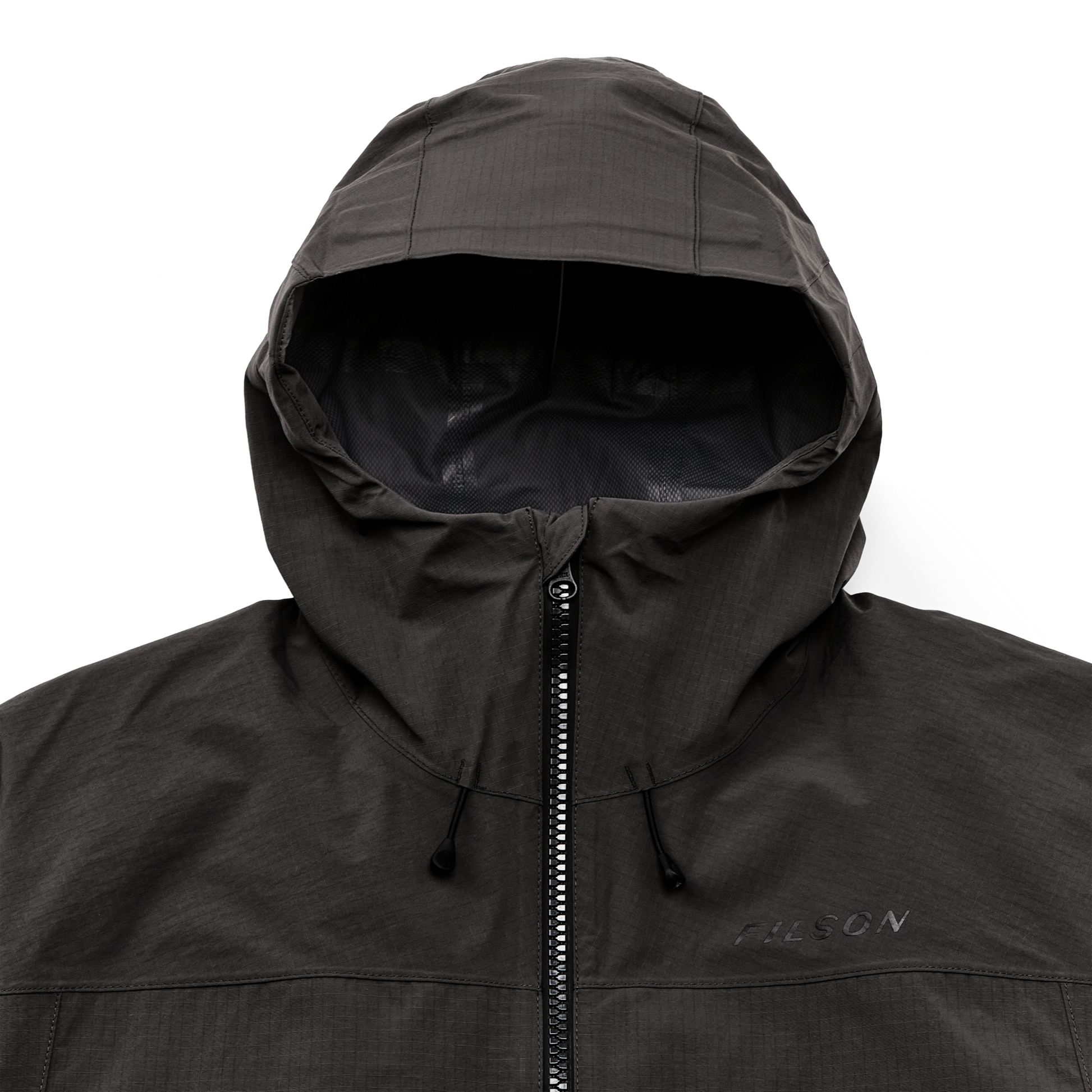 Alternate view of the Filson Swiftwater Rain Jacket - Raven