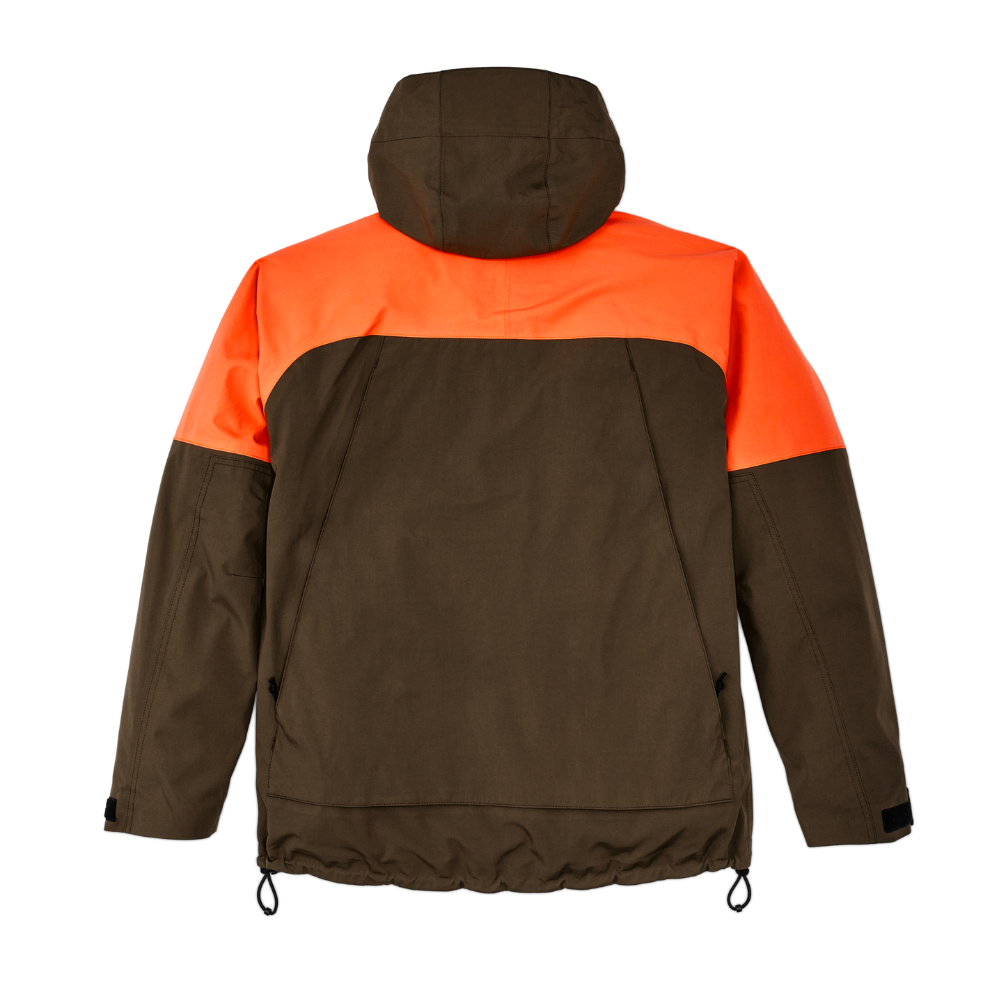 Alternate view of the Filson 3-layer Field Jacket - Dark Tan / Blaze Orange