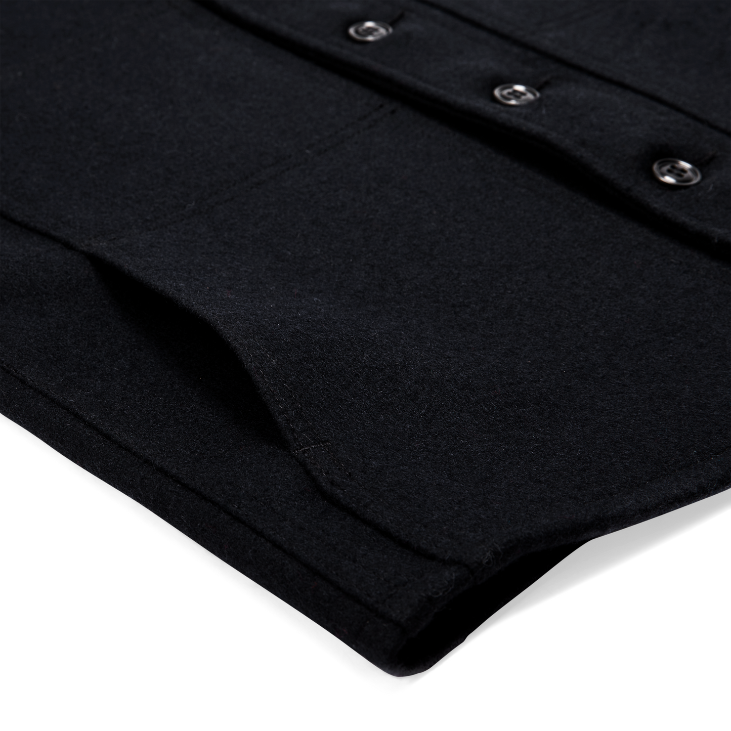 Alternate view of the Filson Mackinaw Wool Vest - Dark Navy