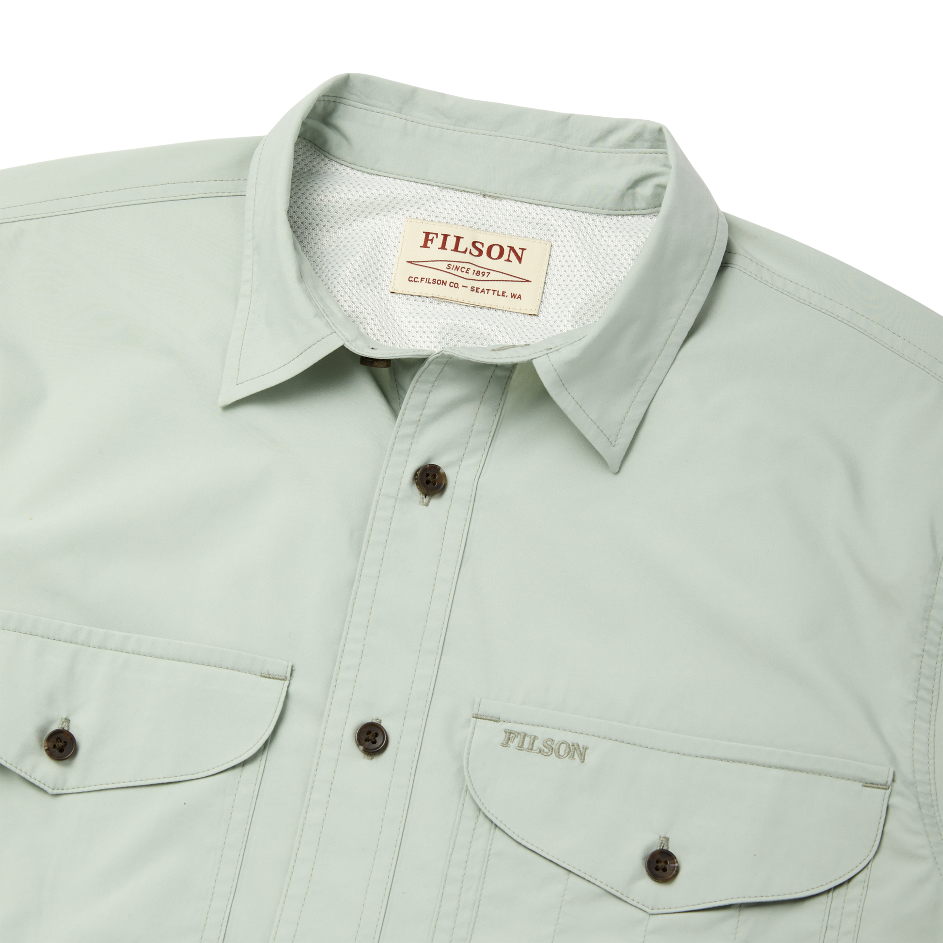 Alternate view of the Filson Twin Lakes Sport Shirt - Flint Stone