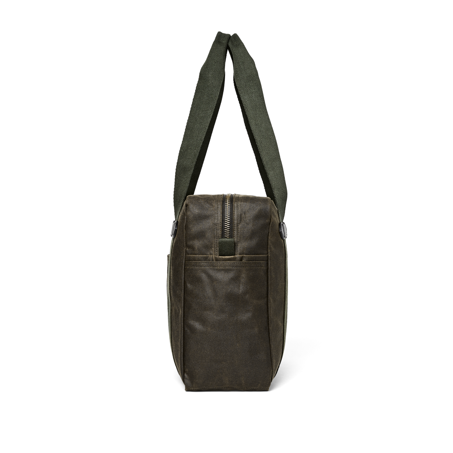 Alternate view of the Filson Tin Cloth Zipper Tote Bag - Otter Green