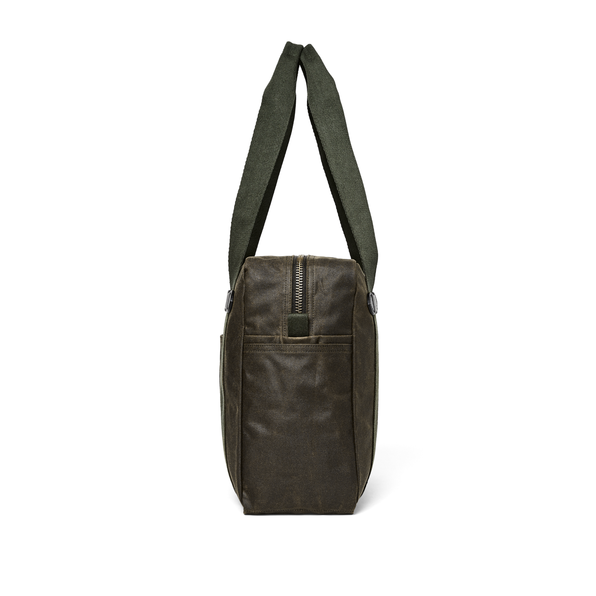 Alternate view of the Filson Tin Cloth Zipper Tote Bag - Otter Green