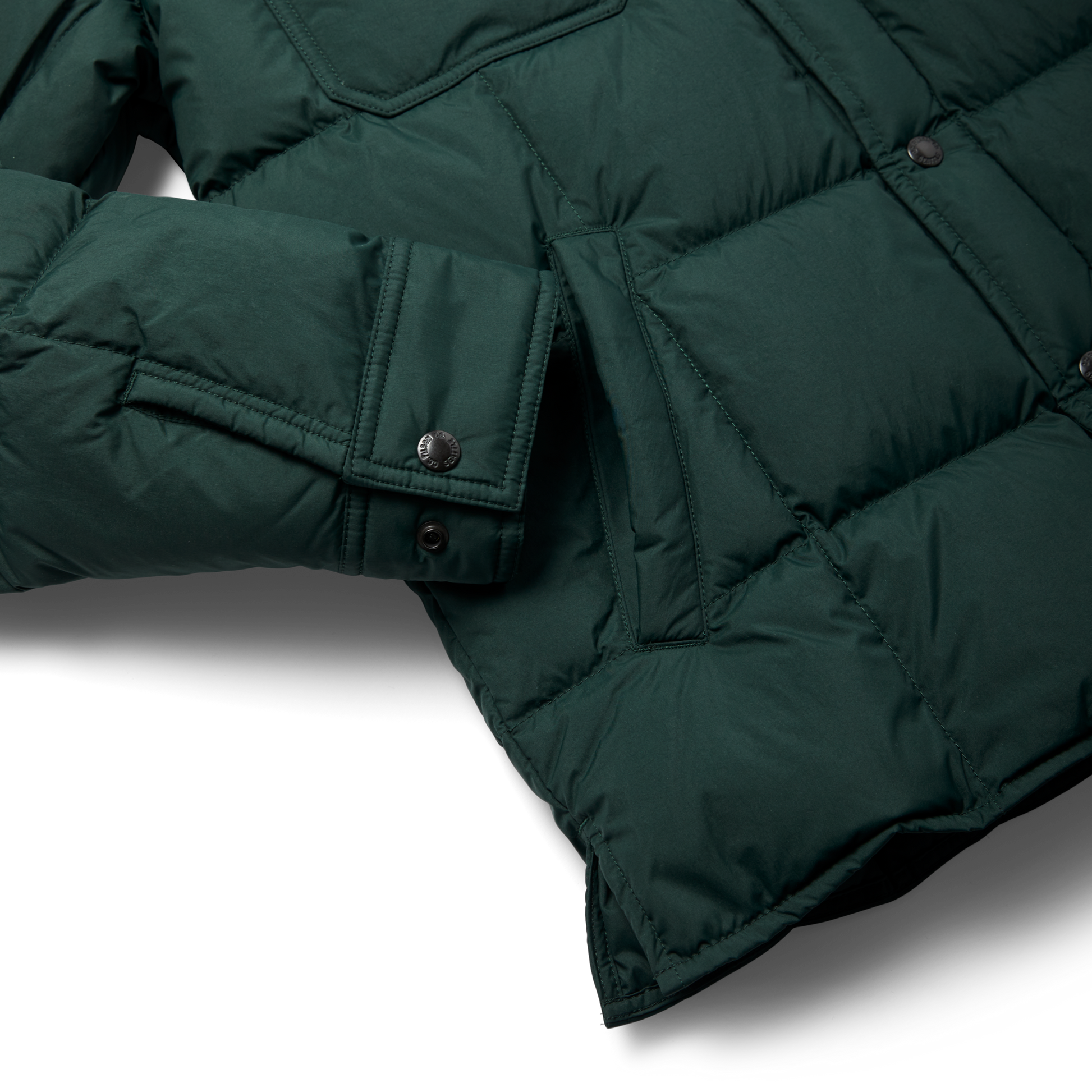 Alternate view of the Filson Lightweight Down Jac-shirt - Fir