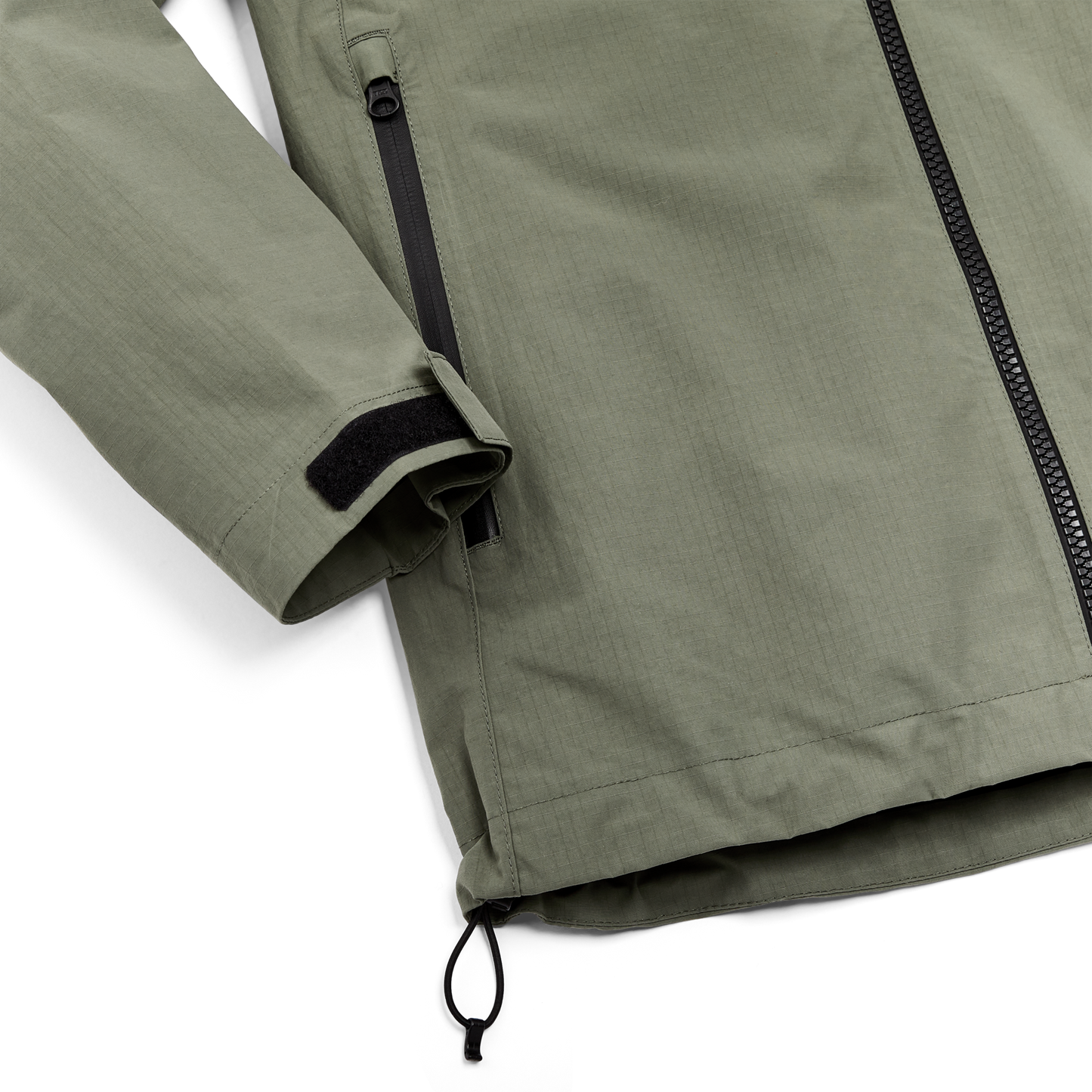 Alternate view of the Filson Swiftwater Rain Jacket - Service Green