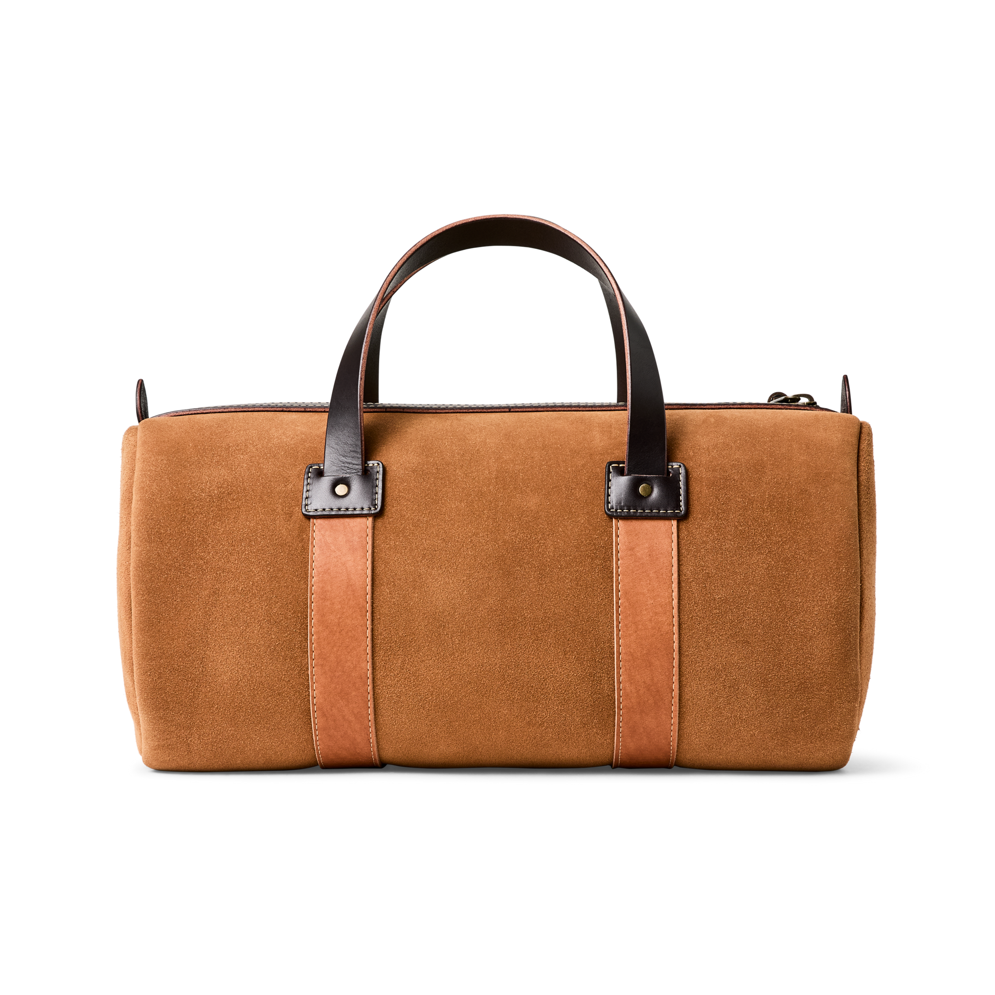 Alternate view of the Filson Filson Workshop Suede Duffle Bag - Saddle Brown