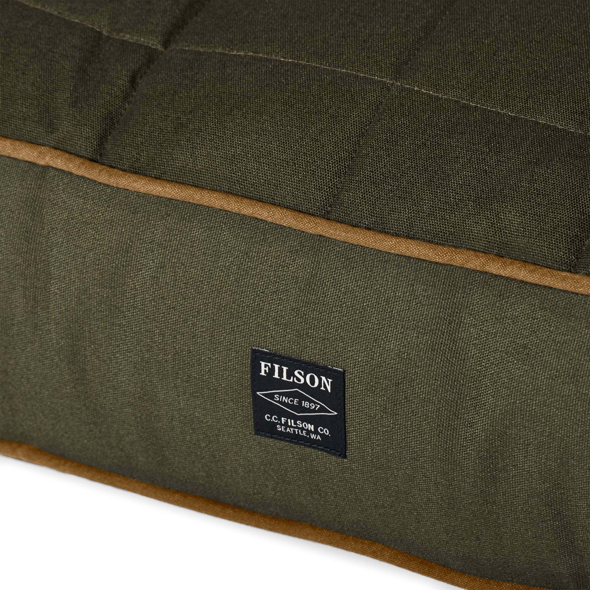 Alternate view of the Filson Large Dog Bed - Otter Green