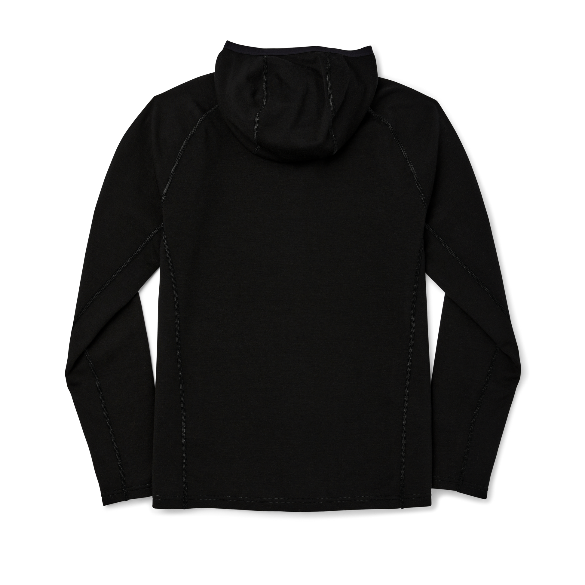 Alternate view of the Filson 400g Merino Wool Hoodie - Black