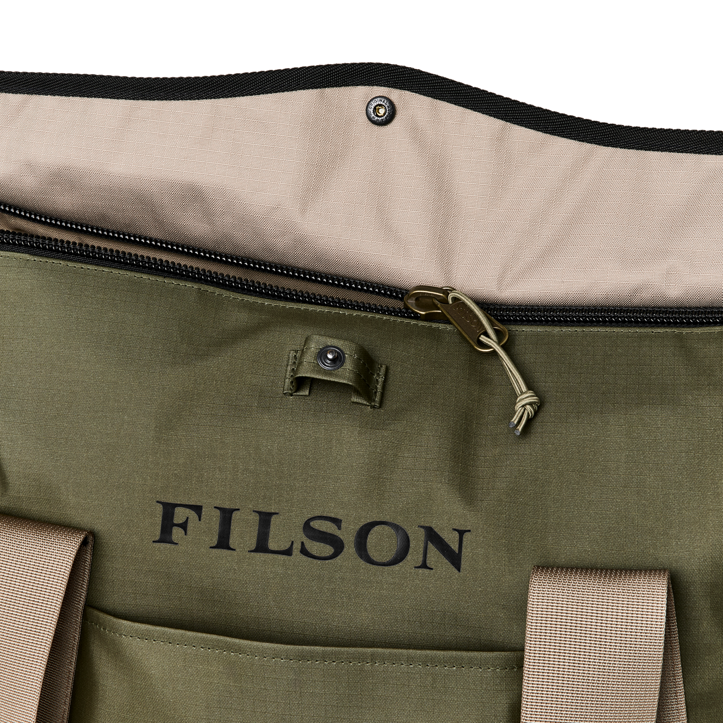 Alternate view of the Filson Scout Tote Bag - Olive / Black / Covert