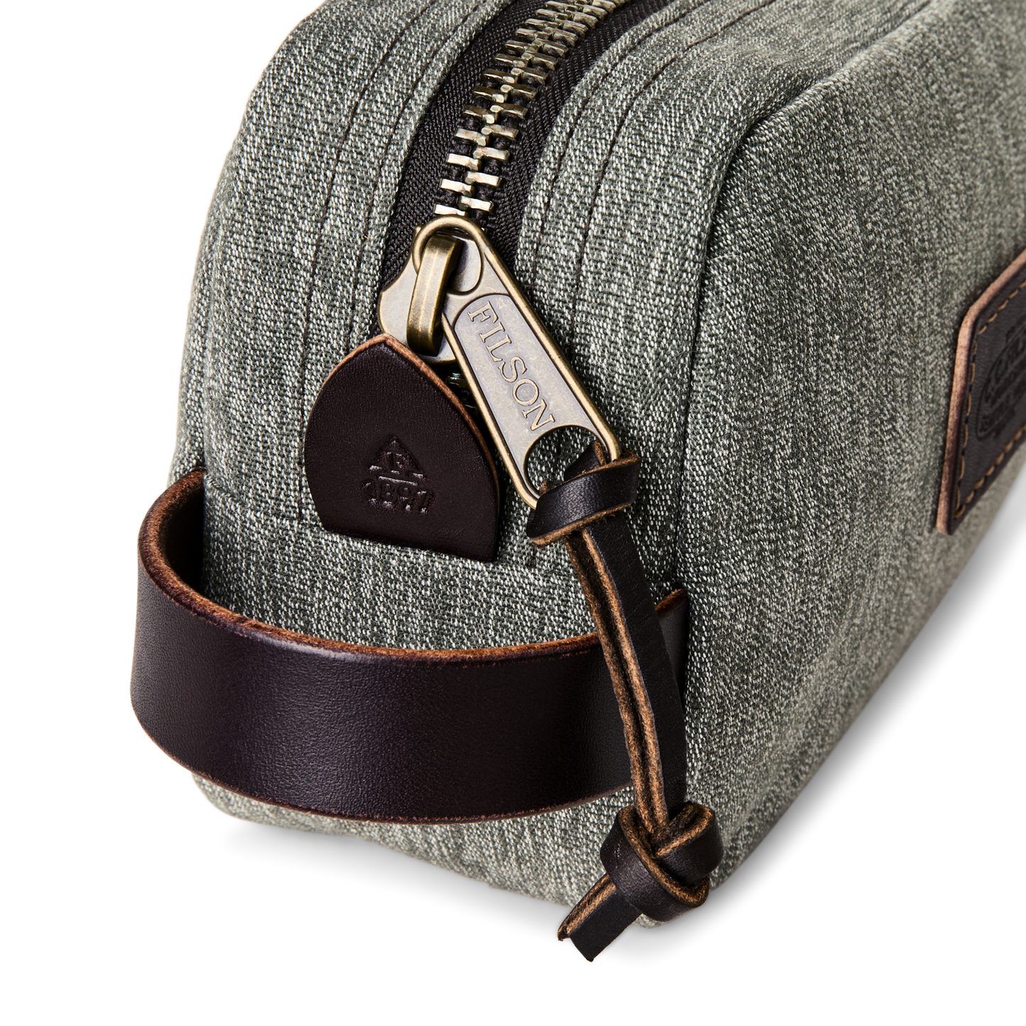 Filson Workshop Canvas Travel Kit - Od Salt And Pepper