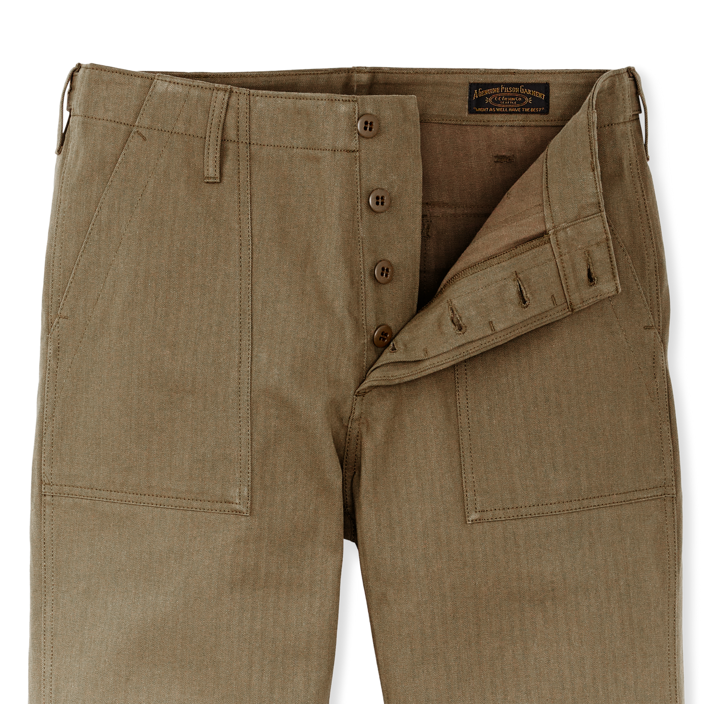 Alternate view of the Filson Supply Pants - Dark Tan