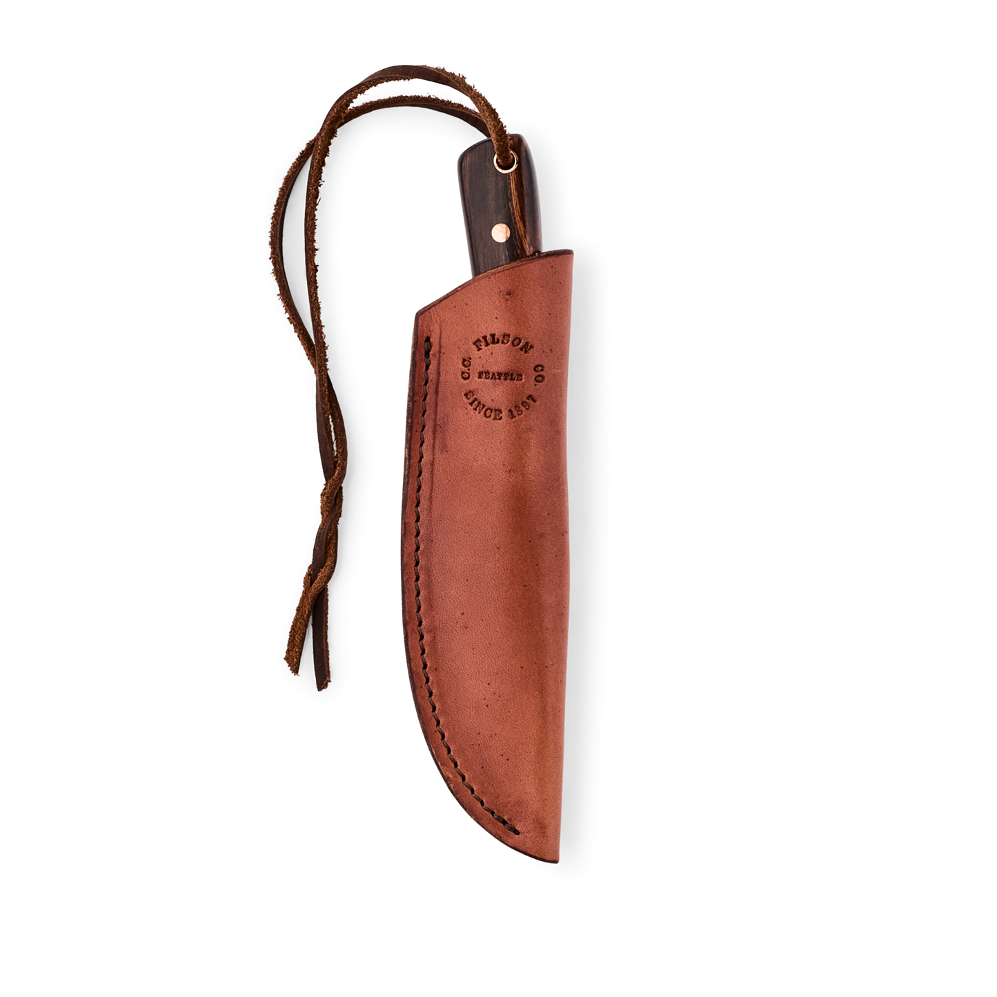 Alternate view of the Filson Filson X Graycloud Tracker Knife - Copper / Ironwood