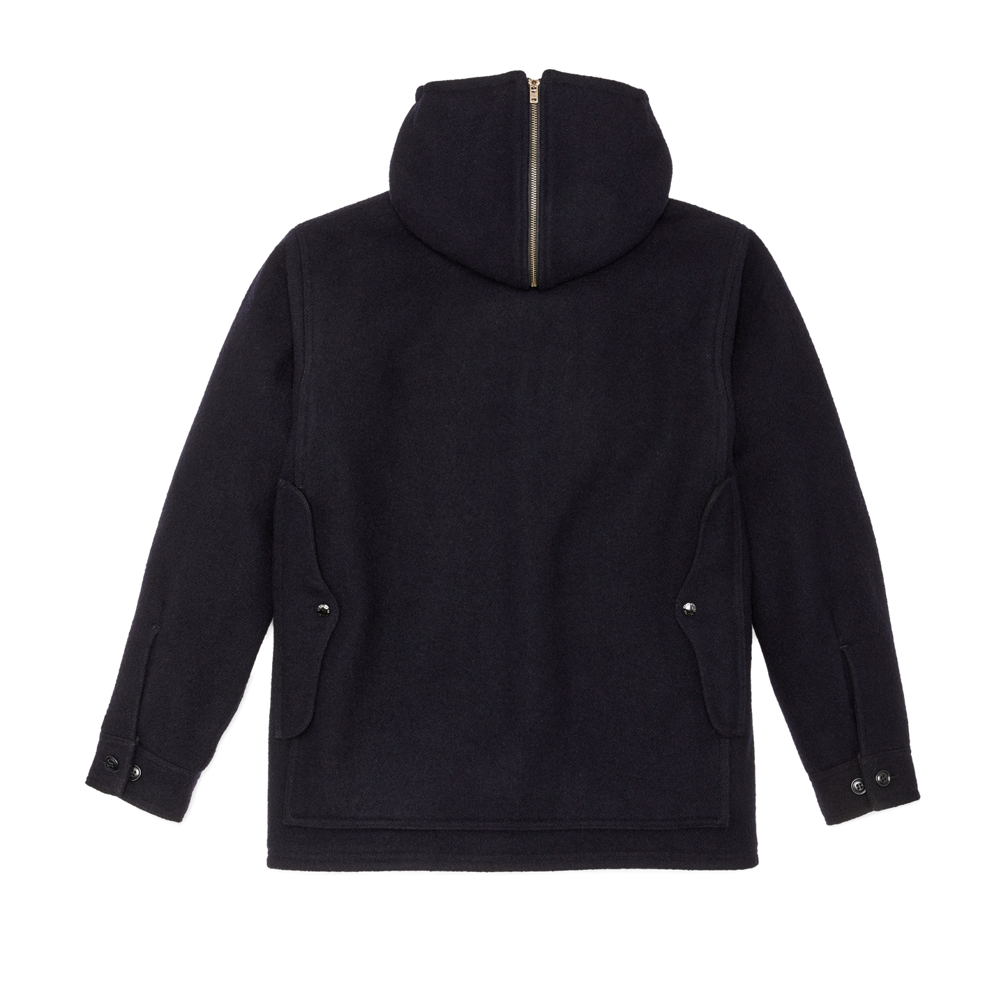 Alternate view of the Filson Mackinaw Wool Hooded Cruiser Jacket - Dark Navy