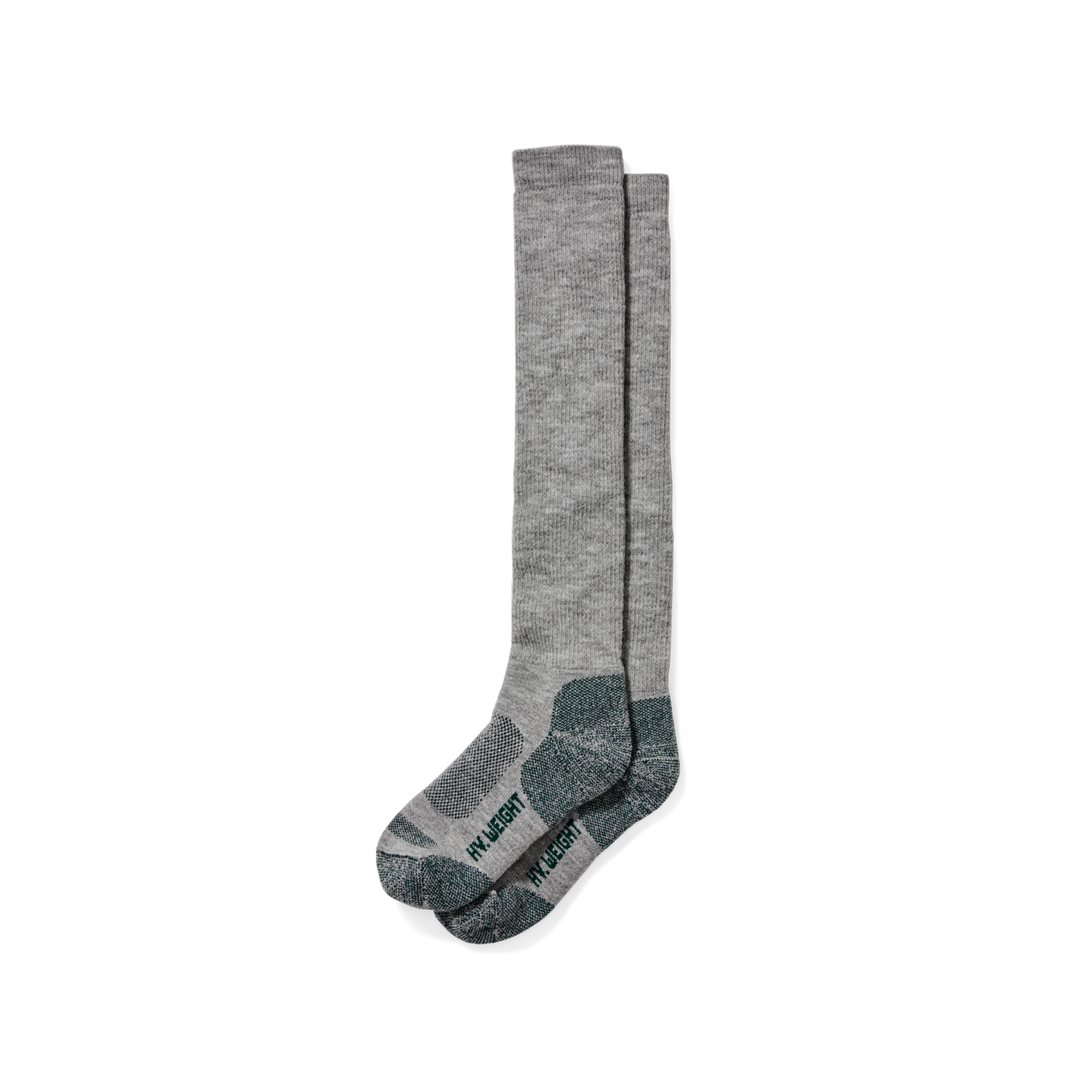 Front-facing image of the Filson Reliable Boot Socks - Gray