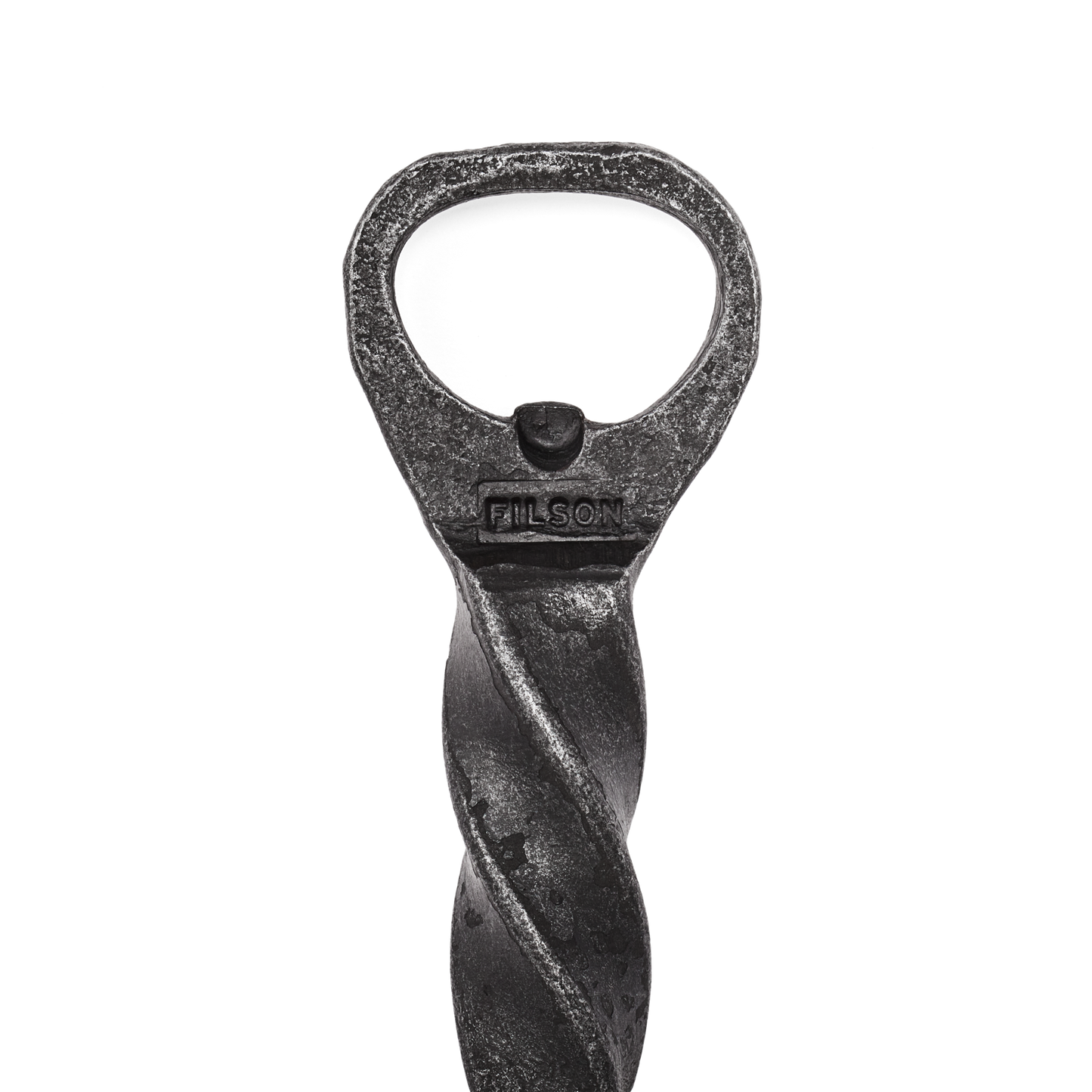 Alternate view of the Filson Wolf Head Bottle Opener - Steel