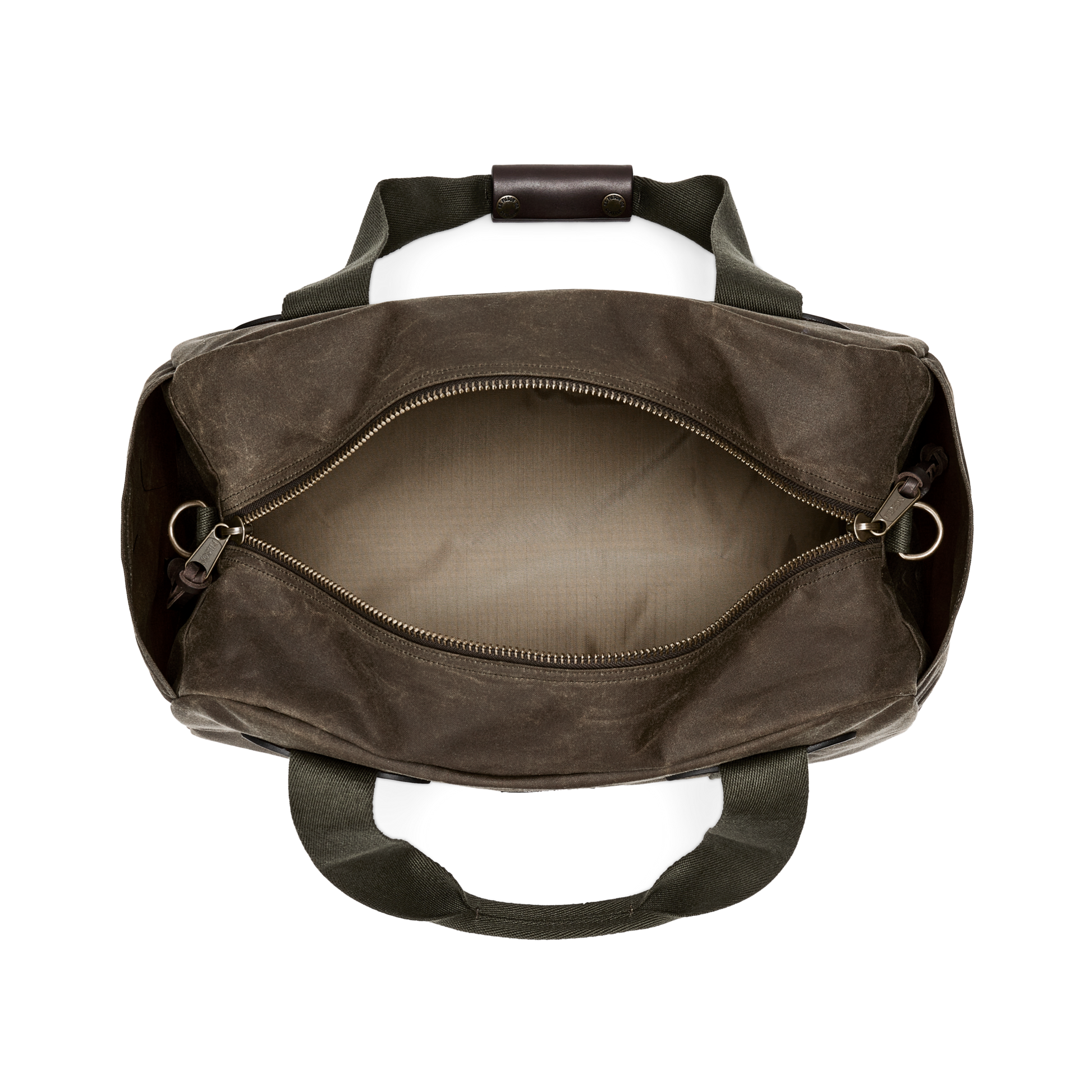 Alternate view of the Filson Small Tin Cloth Duffle Bag - Otter Green