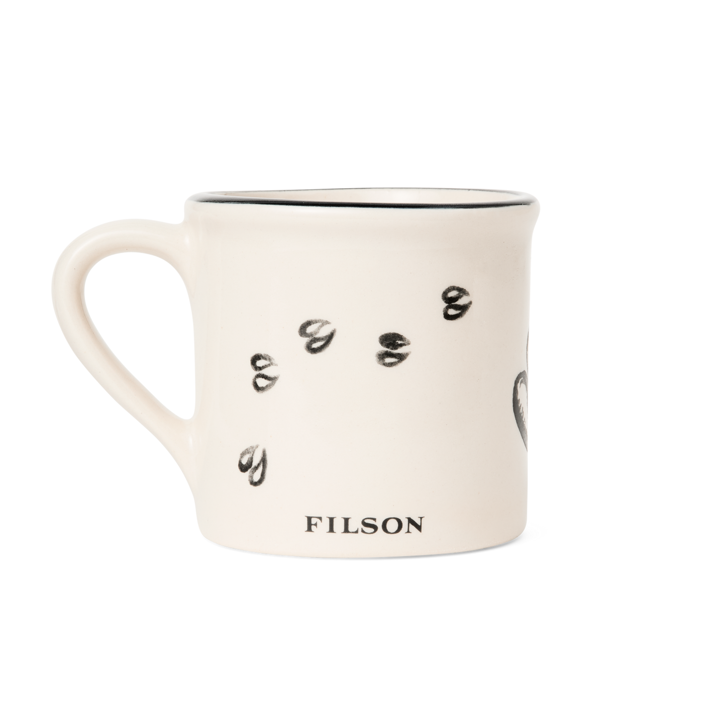 Alternate view of the Filson Stoneware Mug - Natural / Whitetail