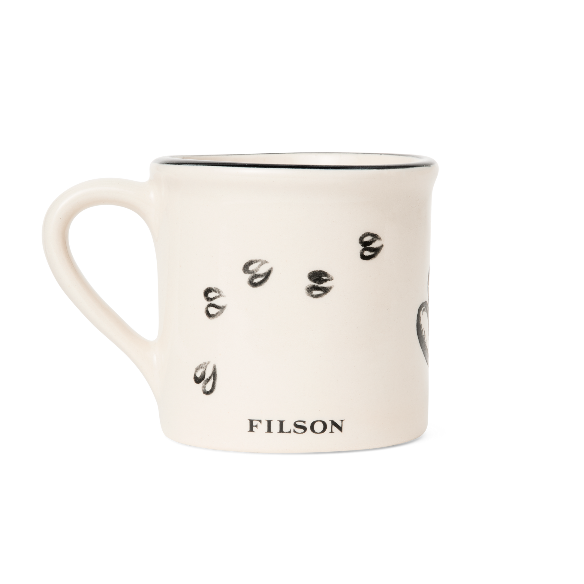 Alternate view of the Filson Stoneware Mug - Natural / Whitetail